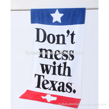 100% cotton Cheap Printed Beach Towel